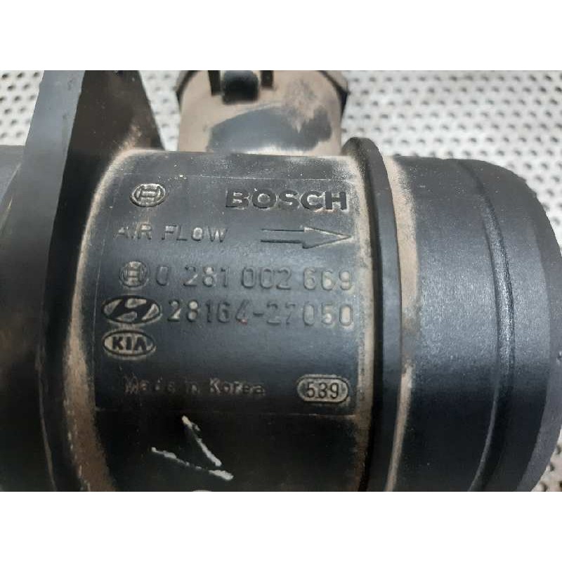 Recambio de caudalimetro para kia cerato 2.0 ex crdi berlina (4-ptas.) referencia OEM IAM 0281002669 2816427050 2