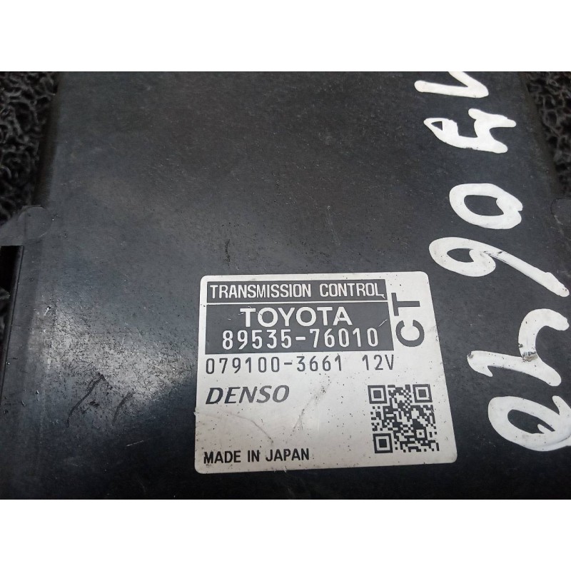 Recambio de centralita check control para toyota prius (nhw30) advance referencia OEM IAM 8953576010 0791003661 DENSO - Blanco 2
