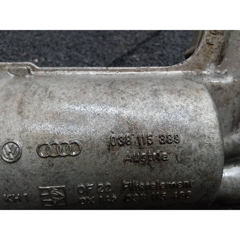 Recambio de soporte filtro aceite para seat ibiza (6k1) 1.9 tdi referencia OEM IAM 038115389 4