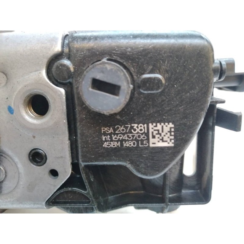 Recambio de cerradura puerta trasera izquierda para opel crossland x design line referencia OEM IAM 267381 3