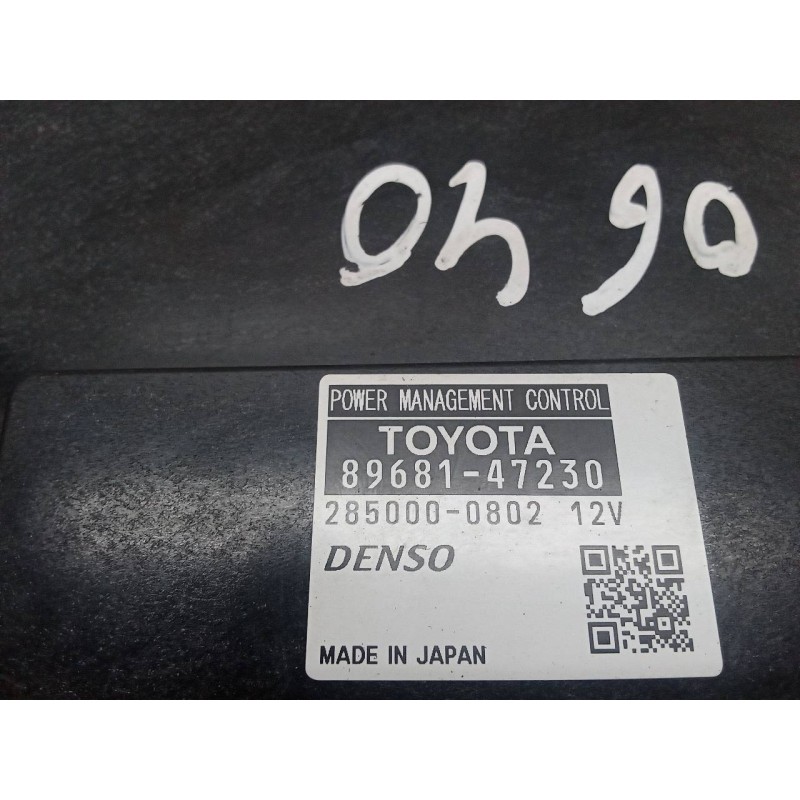 Recambio de centralita check control para toyota prius (nhw30) advance referencia OEM IAM 8968147230 2850000802 DENSO - Blanco 3