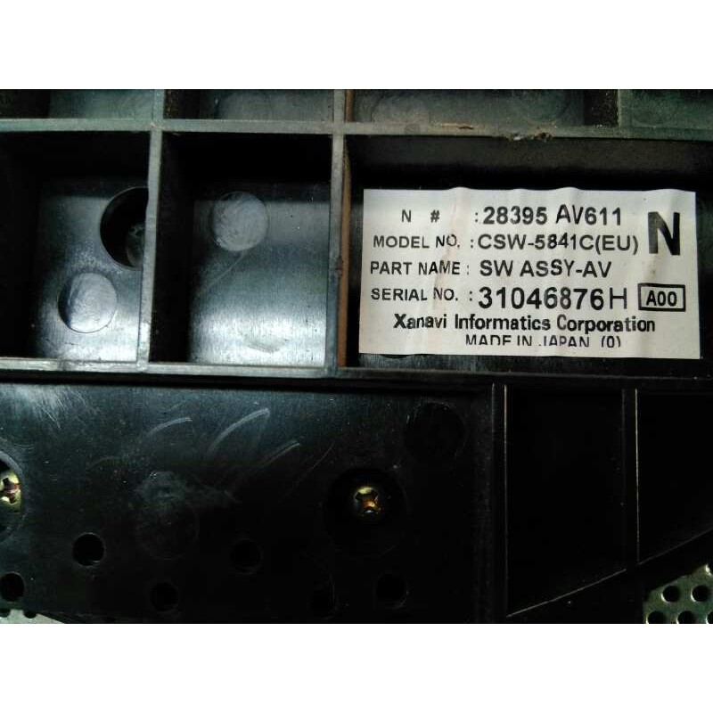 Recambio de mando climatizador para nissan primera berlina (p12) 1.6 cat referencia OEM IAM 31046876H - Gris 2