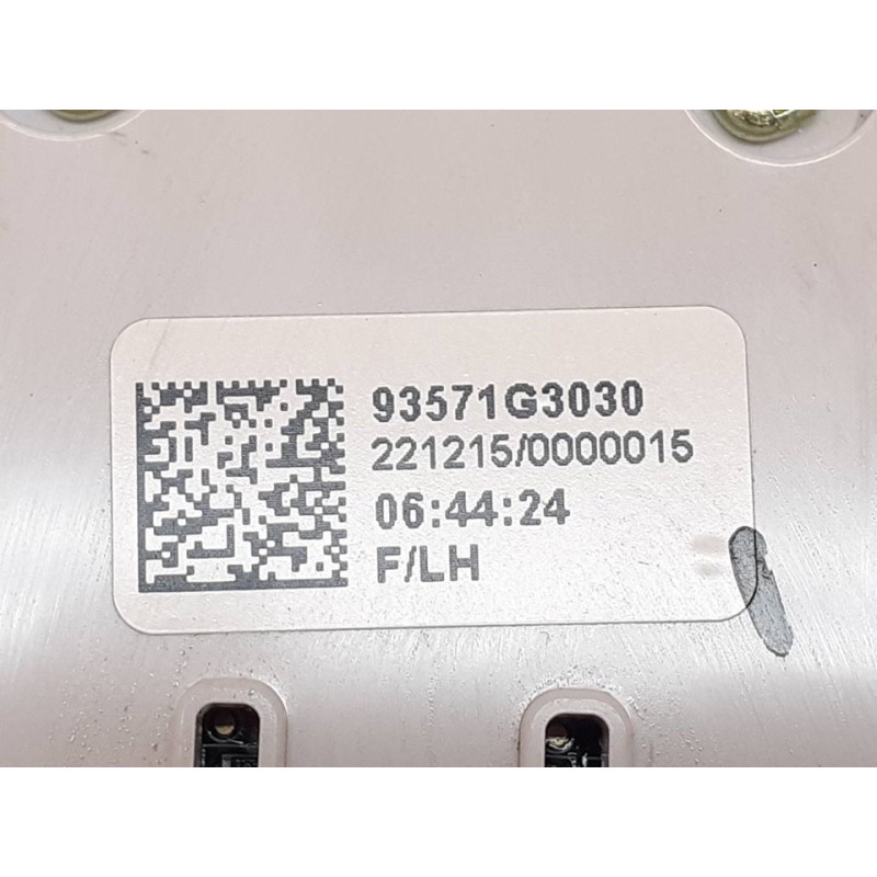 Recambio de mando elevalunas delantero izquierdo para hyundai i30 (pd) n line 30 aniversario referencia OEM IAM 93571G3030 3