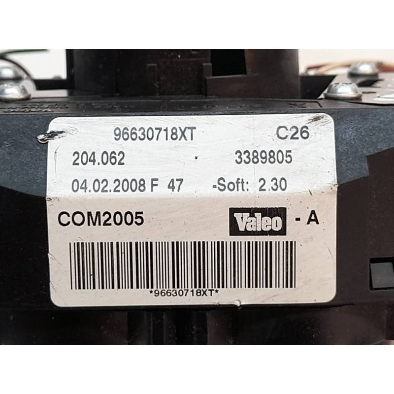 Recambio de mando luces para peugeot 207 sport referencia OEM IAM 96630718XT 2