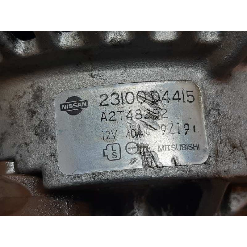 Recambio de alternador para nissan bluebird berlina (t12/72) 2.0 referencia OEM IAM VALEO2541226 37629 MITSUBISHI 6