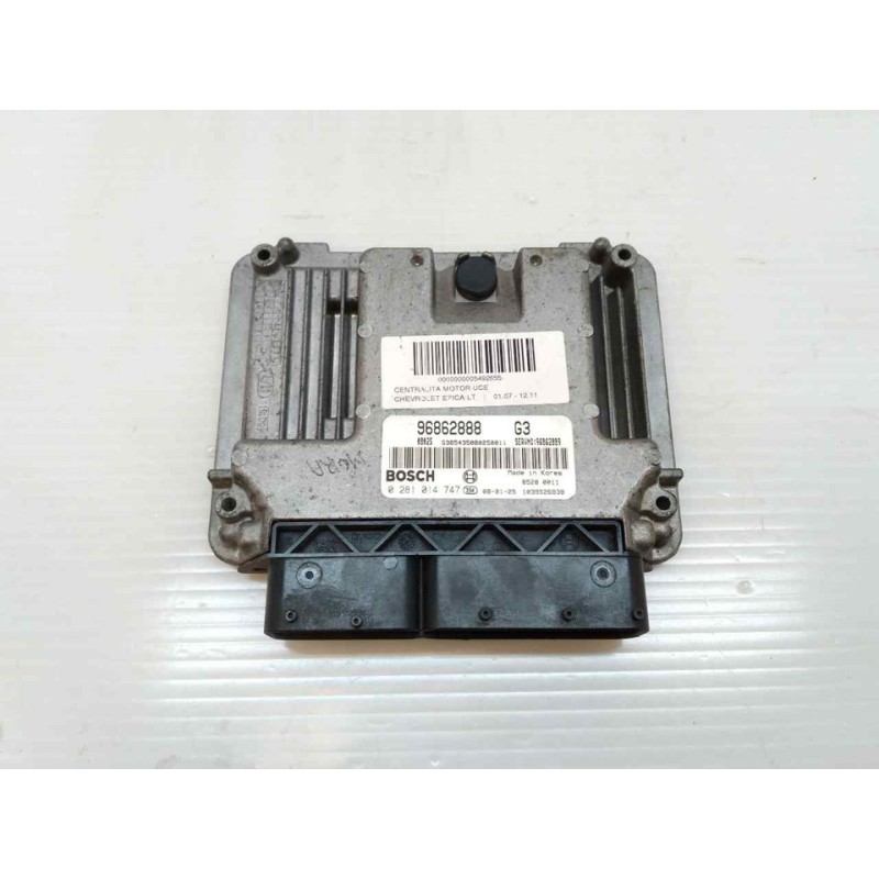 Recambio de centralita motor uce para chevrolet epica lt referencia OEM IAM 96862888 0281014747 BOSCH