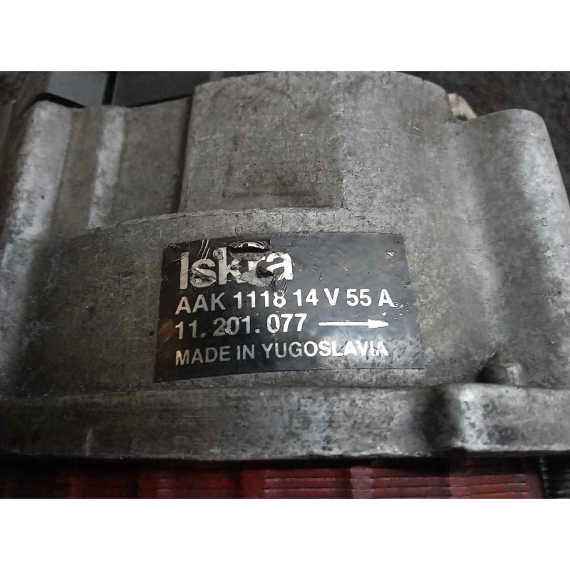 Recambio de alternador para nissan patrol (k/w260) referencia OEM IAM AAK1118 11201077 ISCRA 2