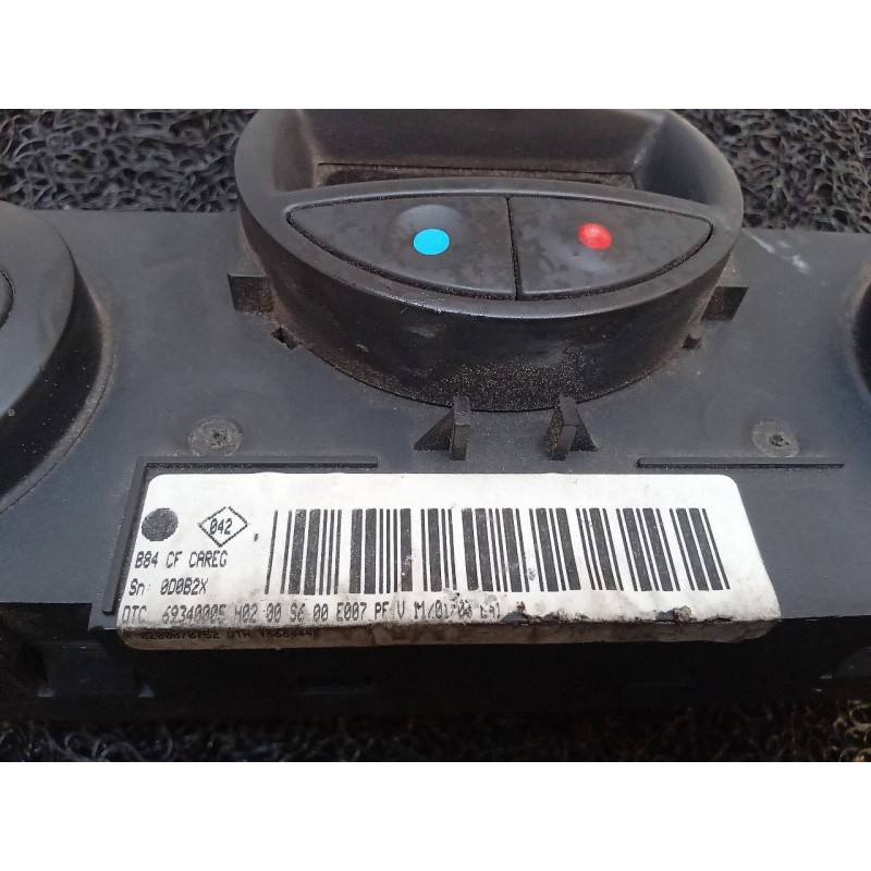 Recambio de mando climatizador para renault megane ii berlina 3p confort dynamique referencia OEM IAM 69340005 - Negro 4