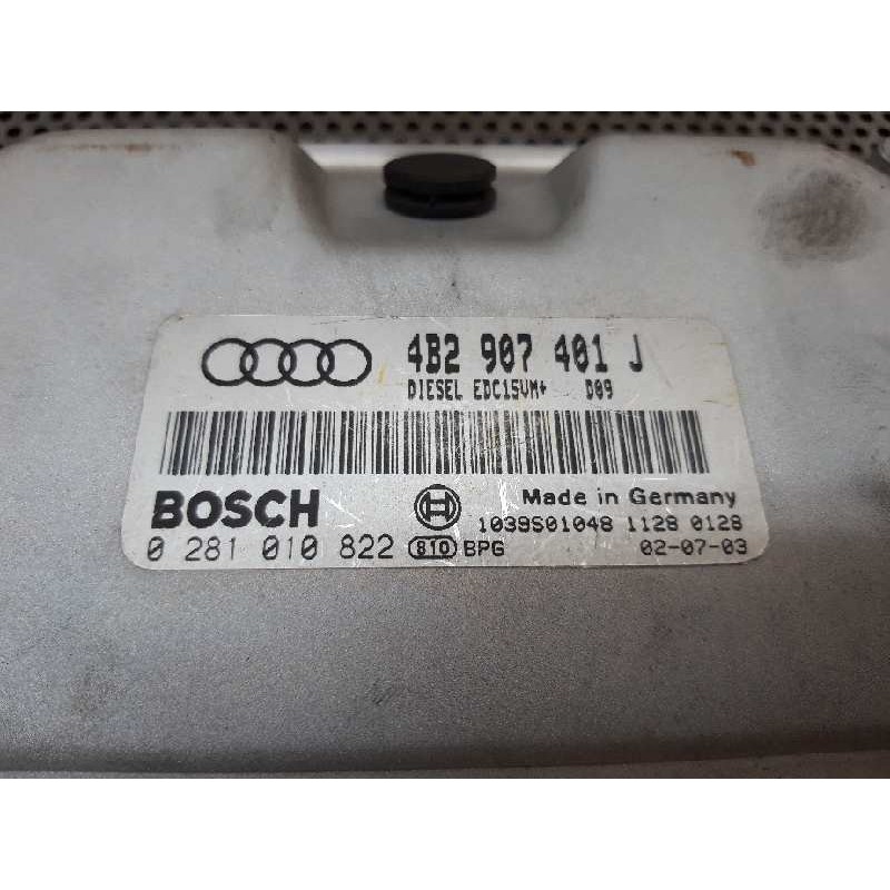 Recambio de centralita motor uce para audi a6 berlina (4b2) 2.5 tdi referencia OEM IAM 0281010822 4B2907401J 4