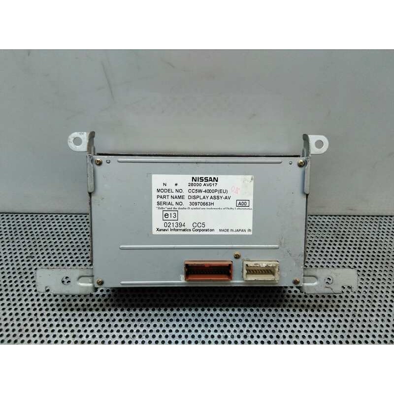 Recambio de pantalla multifuncion para nissan primera berlina (p12) 1.6 cat referencia OEM IAM 28090AV617 - Gris 5