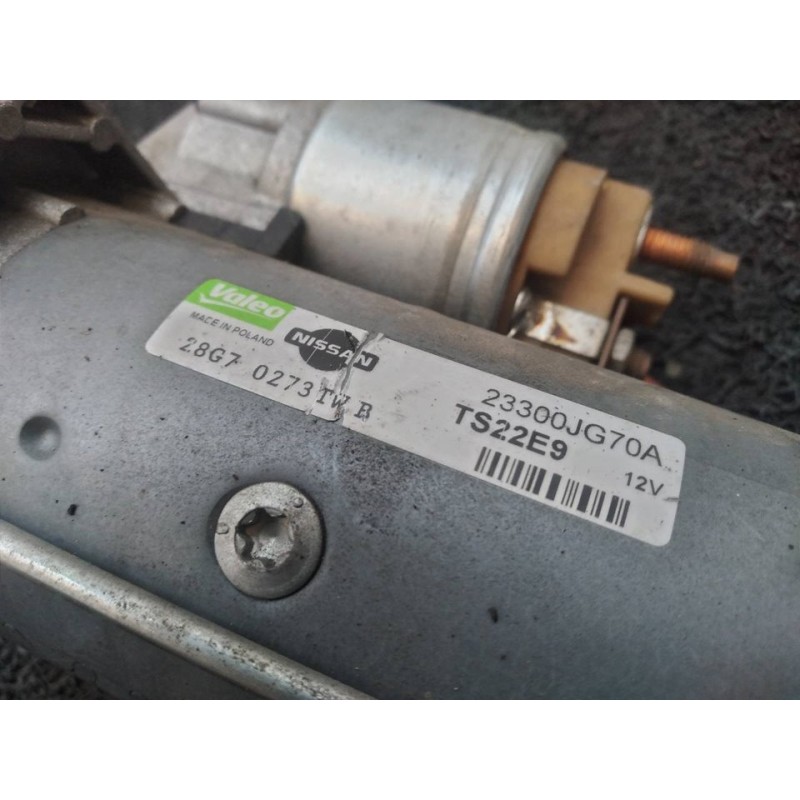 Recambio de motor arranque para nissan x-trail (t31) se referencia OEM IAM 23300JG70A  VALEO - Blanco 5