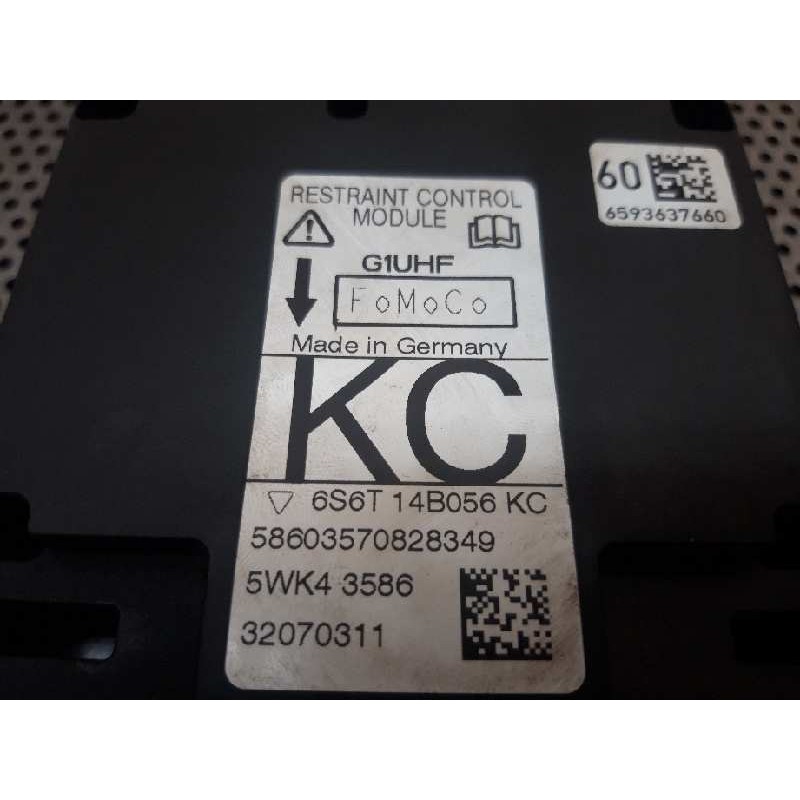 Recambio de centralita airbag para ford fiesta (cbk) ambiente referencia OEM IAM 5WK43586 6S6T14B056KC - Azul 4