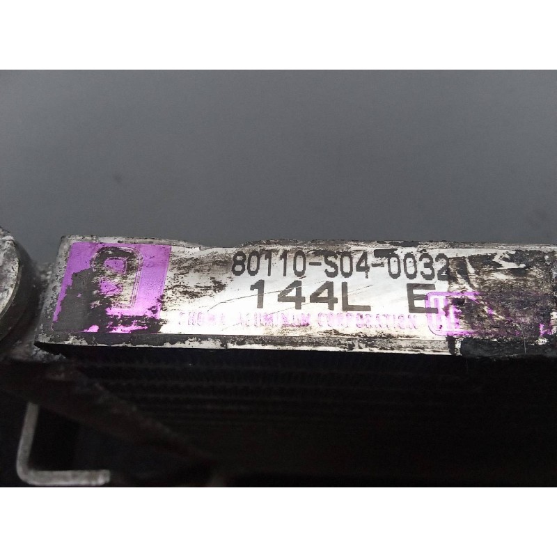 Recambio de condensador / radiador aire acondicionado para honda civic berlina 3/4 (ej/ek) 1.5 referencia OEM IAM 80110S40032 - Gris 4