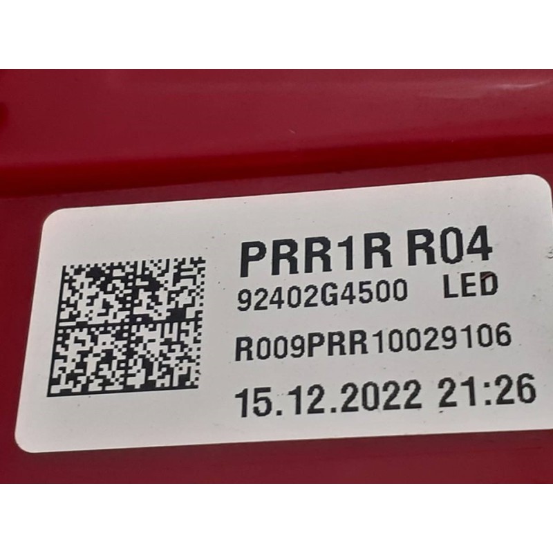 Recambio de piloto trasero derecho para hyundai i30 (pd) n line 30 aniversario referencia OEM IAM 92402G4500 2