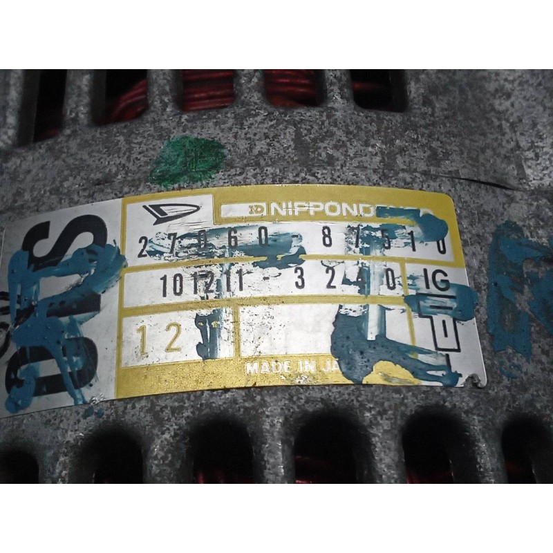 Recambio de alternador para piaggio (vespa) porter - combi referencia OEM IAM 2706087510 1012113240 NIPODENSO / VALEO 2