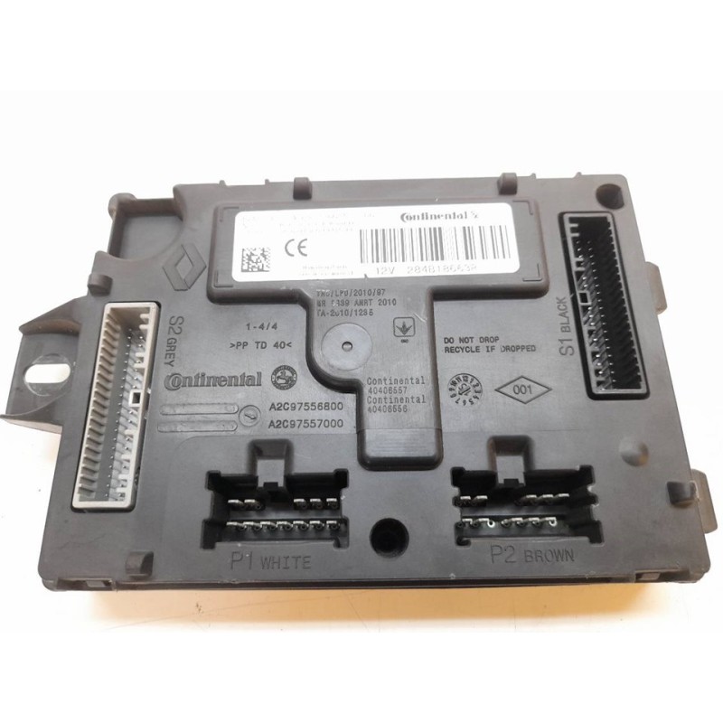 Recambio de caja reles / fusibles para dacia sandero stepway referencia OEM IAM 284B18663R A2C92226605 CONTINENTAL 2