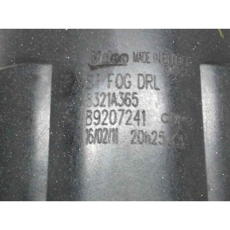 Recambio de faro antiniebla izquierdo para peugeot ion basis referencia OEM IAM 89207241  VALEO - Blanco 3
