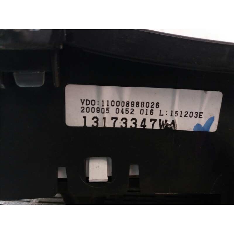Recambio de cuadro instrumentos para opel combo (corsa c) 1.3 16v cdti cat (z 13 dt / ln9) referencia OEM IAM 110008988026  1317 - Blanco 2