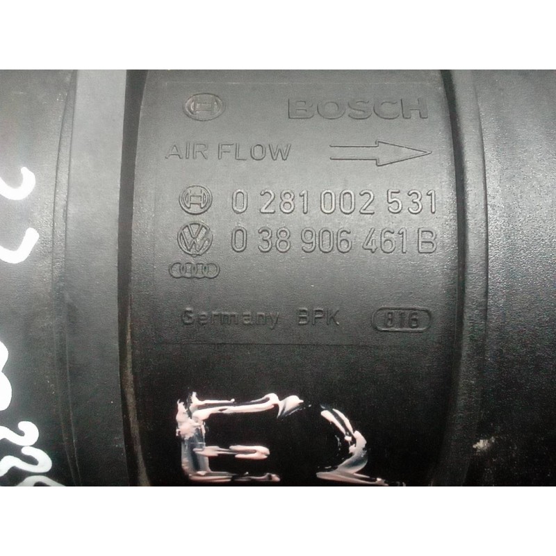 Recambio de caudalimetro para volkswagen golf plus (5m1) sportline referencia OEM IAM 0281002531 038906461B BOSCH 2