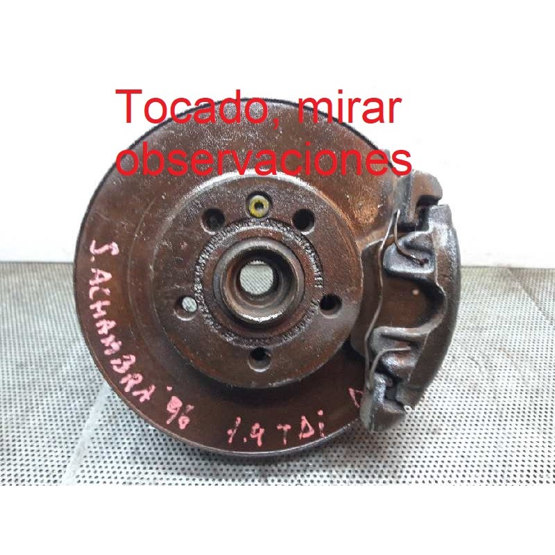 Recambio de mangueta delantera derecha para seat alhambra (7v8) 1.9 tdi referencia OEM IAM  135596 