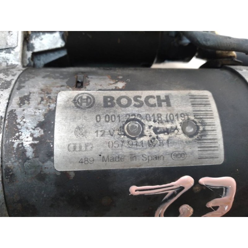 Recambio de motor arranque para audi a8 (4e2) 4.0 tdi quattro referencia OEM IAM 0001223018 057911023E BOSCH 2