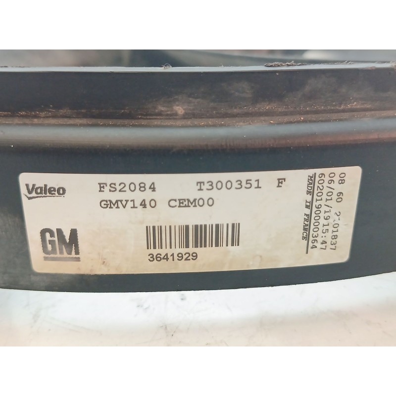 Recambio de electroventilador para opel crossland x design line referencia OEM IAM FS2084 GMV140 T300351F 2