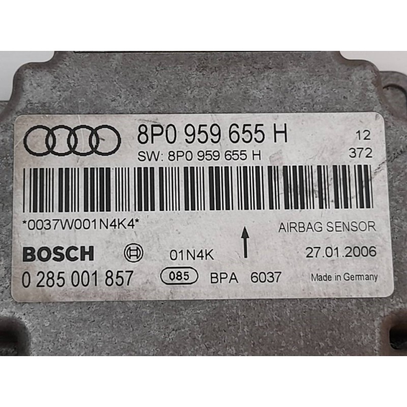 Recambio de centralita airbag para audi a3 (8p) 1.9 tdi attraction referencia OEM IAM 0285001857 8P0959655H BOSCH 3