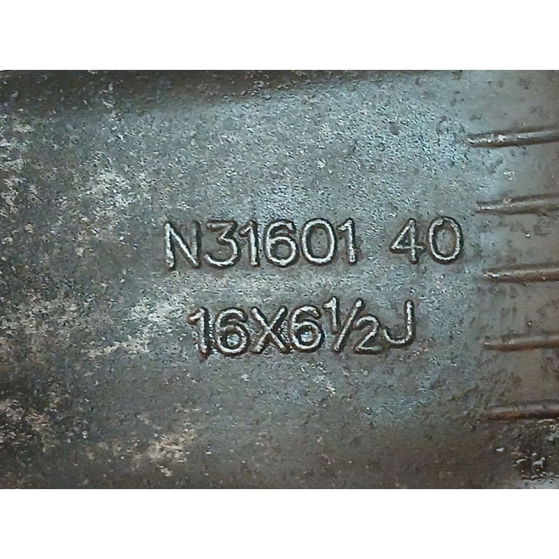 Recambio de llanta para nissan qashqai i (j10, nj10) 2.0 dci referencia OEM IAM N3160140 - Negro 4