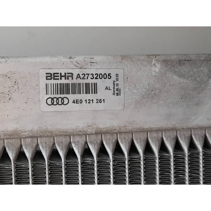 Recambio de radiador agua para audi a8 (4e2) 4.0 tdi quattro referencia OEM IAM A2732005 4E0121251 BEHR 3
