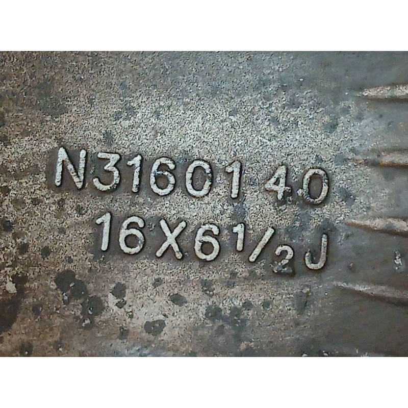 Recambio de llanta para nissan qashqai i (j10, nj10) 2.0 dci referencia OEM IAM N3160140 - Negro 2