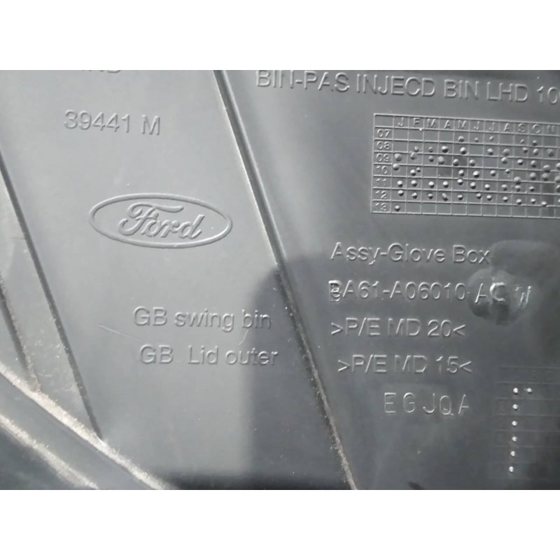 Recambio de guantera para ford fiesta (ccn) trend referencia OEM IAM BA61A06010AC 3