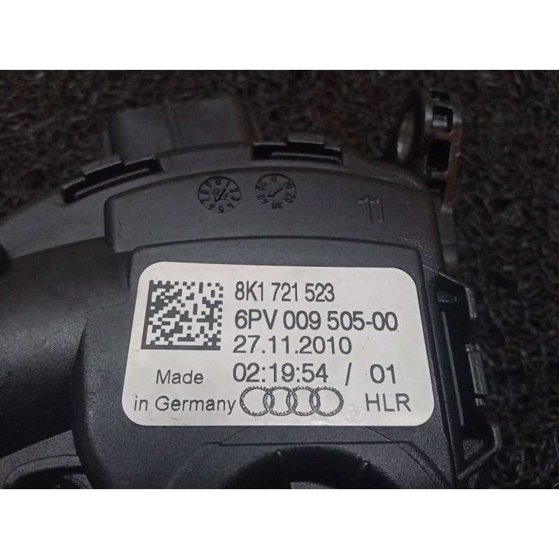 Recambio de potenciometro pedal para audi a4 ber. (b8) básico quattro referencia OEM IAM 8K1721523 6PV00950500 HELLA - Azul 2
