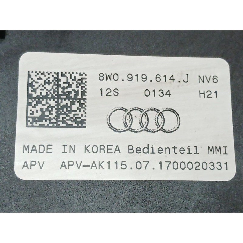 Recambio de mando multifuncion para audi a5 sportback (f5a) sport referencia OEM IAM 8W0919614J 2