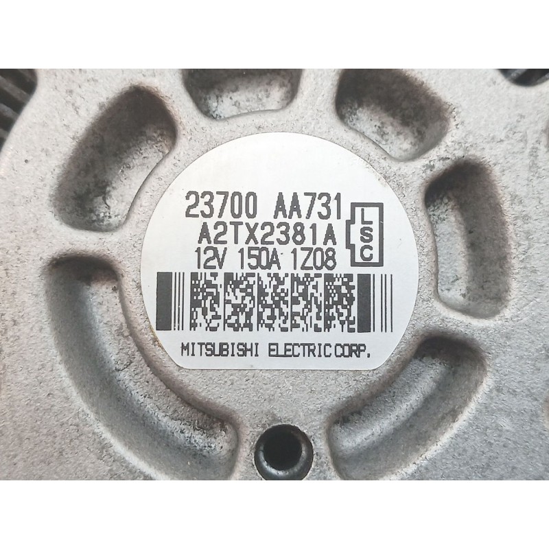 Recambio de alternador para subaru xv executive referencia OEM IAM 23700AA731 A2TX2381A - Gris 2
