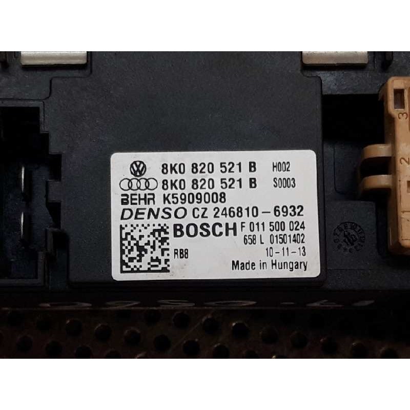Recambio de resistencia calefaccion para audi a4 ber. (b8) básico quattro referencia OEM IAM 8K0820521B K5909008 BOSCH - Azul 4
