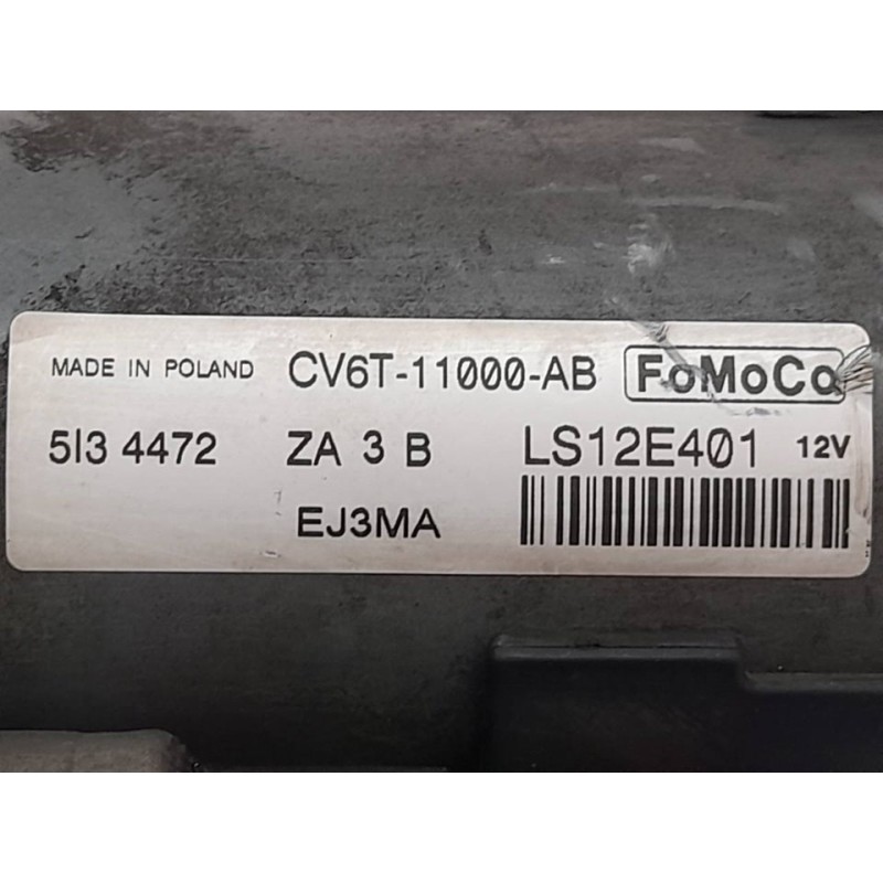 Recambio de motor arranque para ford fiesta (ccn) trend referencia OEM IAM CV6T11000AB  FOMOCO 5