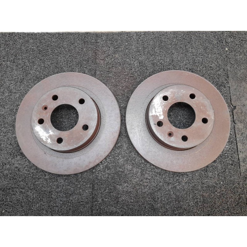 Recambio de disco de freno trasero para opel astra twin top cosmo referencia OEM IAM - Blanco 2