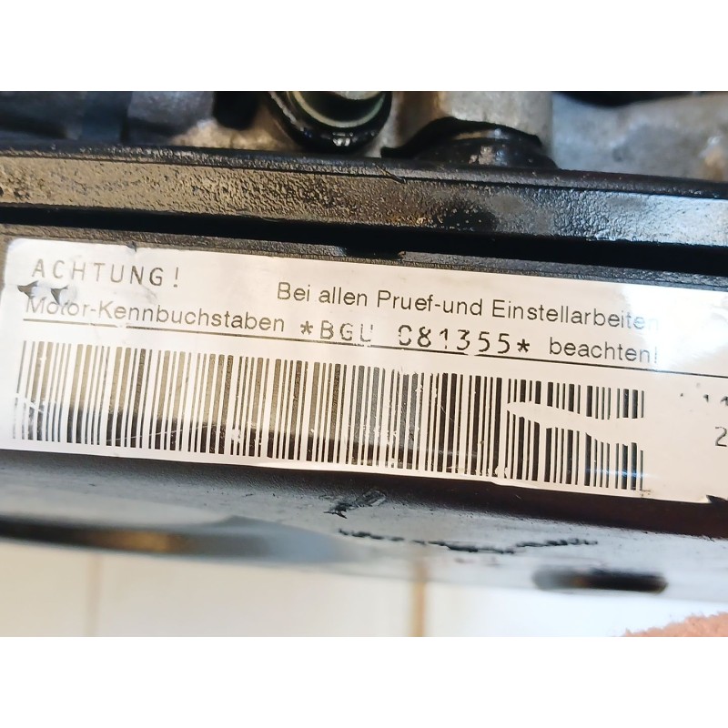 Recambio de motor completo para seat altea (5p1) 1.6 referencia OEM IAM BGU - Azul 5