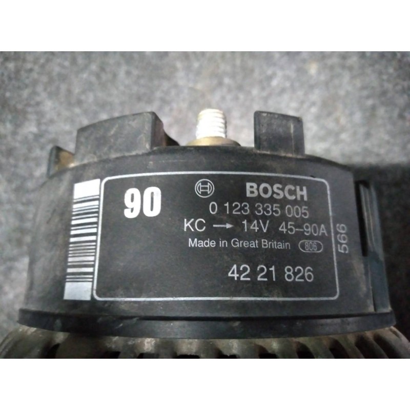 Recambio de alternador para saab 900 berlina 2.0 cat referencia OEM IAM 0123335005 4221862 BOSCH 5