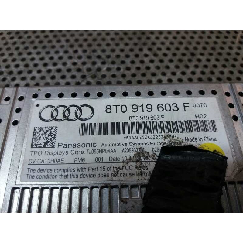 Recambio de sistema navegacion gps para audi a4 ber. (b8) básico quattro referencia OEM IAM 8T1035186P 8T0919603F - Azul 3