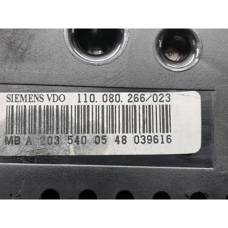 Recambio de cuadro instrumentos para mercedes-benz clase c (w203) sportcoupe c 180 compressor (203.746) referencia OEM IAM A2035 5
