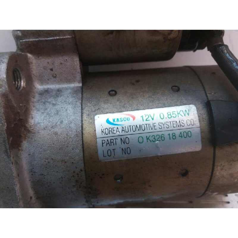 Recambio de motor arranque para kia rio 1.5 referencia OEM IAM 0K32618400 - Azul 2