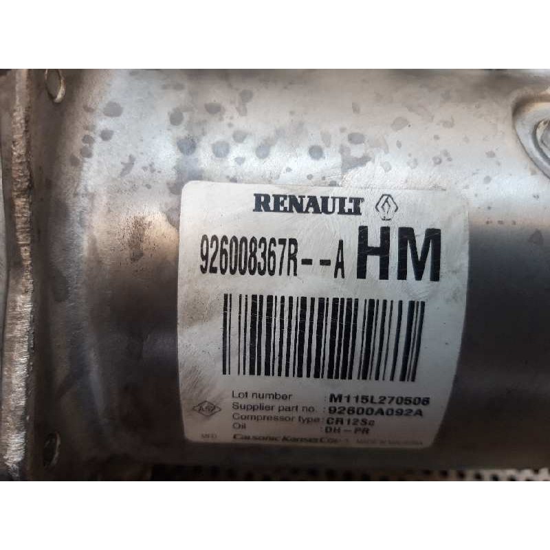 Recambio de compresor aire acondicionado para dacia duster ambiance 4x4 referencia OEM IAM 926008367R 92600A092A M115L270506 - Blanco 4