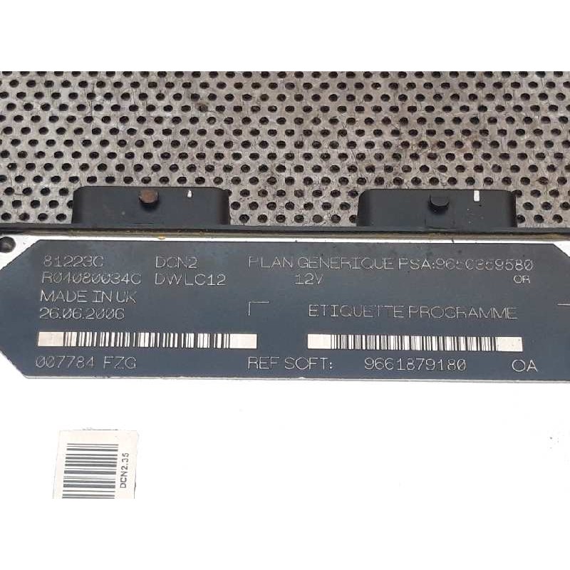 Recambio de centralita motor uce para peugeot partner (s2) combiespace referencia OEM IAM 9661879180 R04080034C - Azul 2