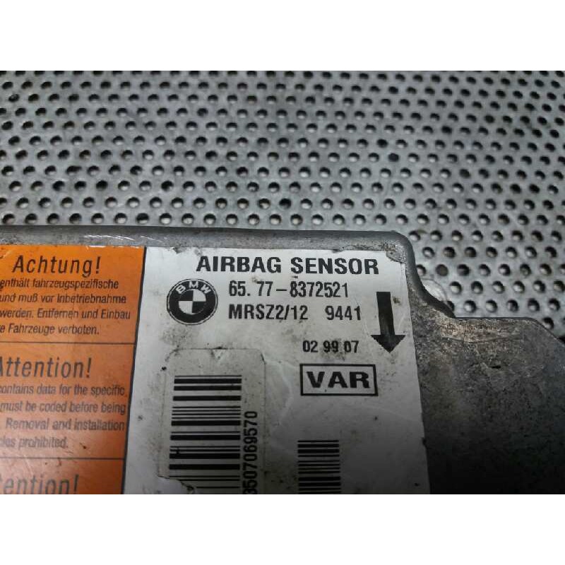 Recambio de centralita airbag para bmw serie 5 berlina (e39) 530d referencia OEM IAM 65778372521 3507069570 - Gris 2