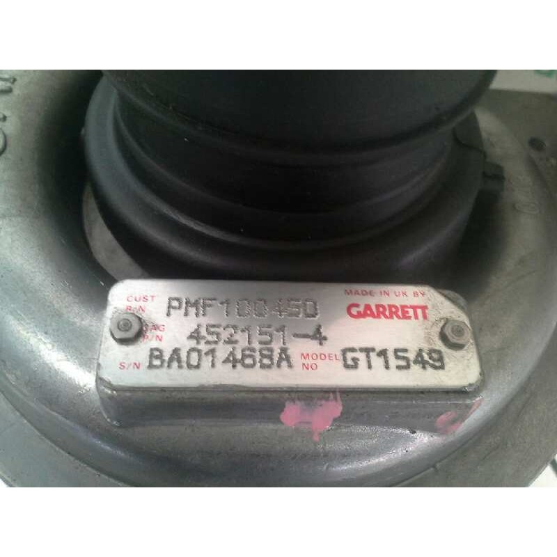 Recambio de turbocompresor para rover 400 420 d (cv.86) referencia OEM IAM GT1549 PHF100450 GARRET 3