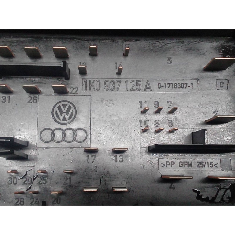 Recambio de caja reles / fusibles para volkswagen golf plus (5m1) sportline referencia OEM IAM 1K0937125A 2
