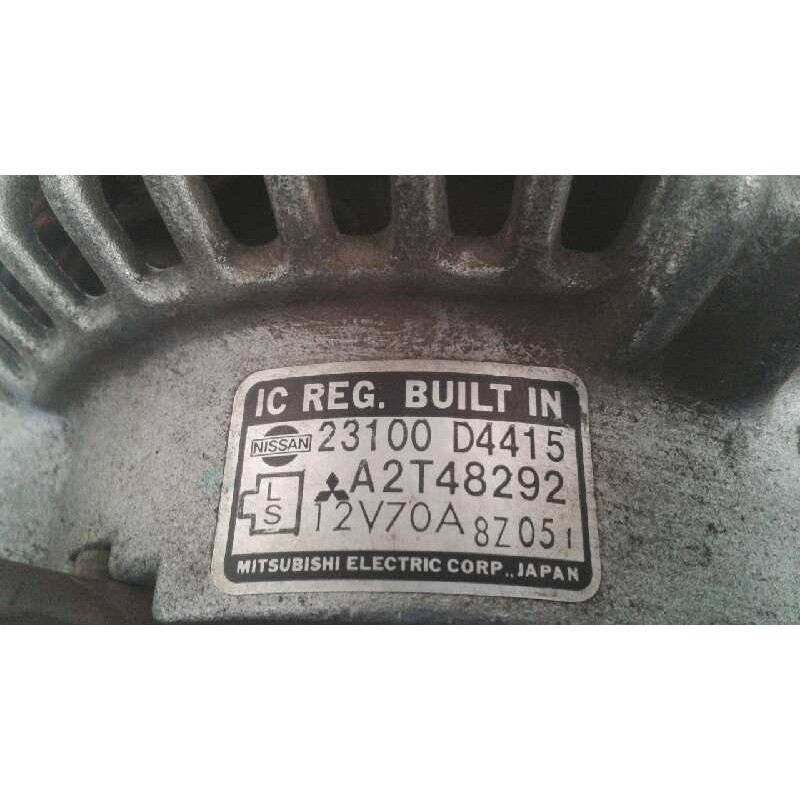 Recambio de alternador para nissan sunny berlina (n13) referencia OEM IAM 23100D4415 A2T48292 MITSUBISHI 2
