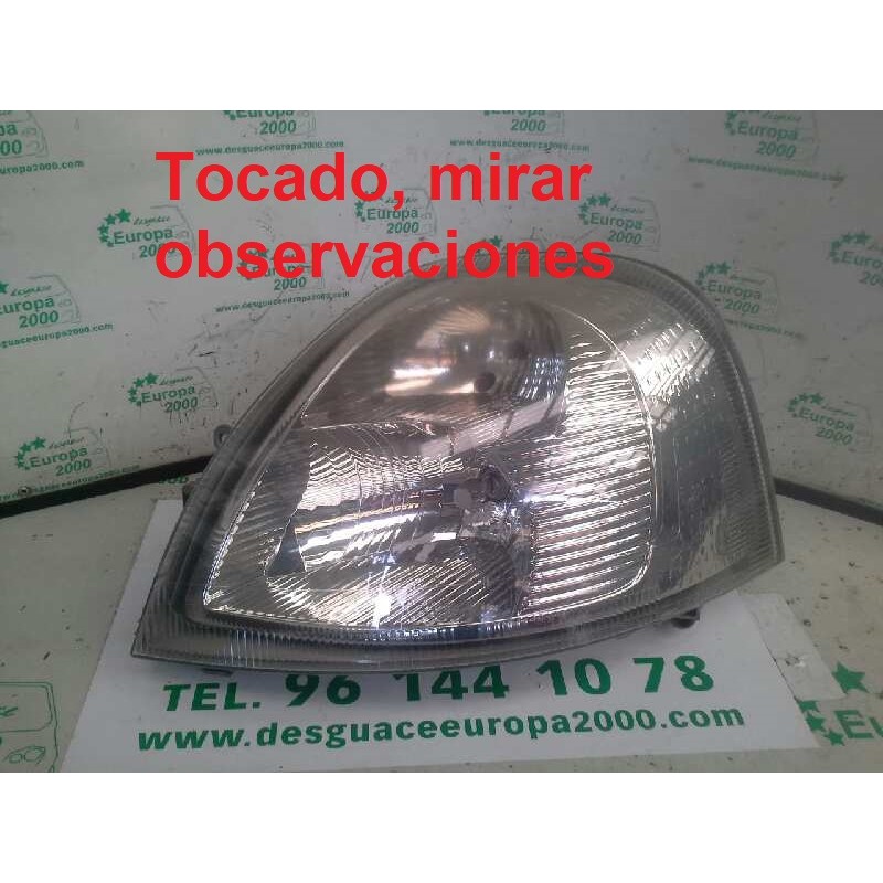 Recambio de faro izquierdo para renault master ii phase 2 combi 2.5 diesel referencia OEM IAM   
