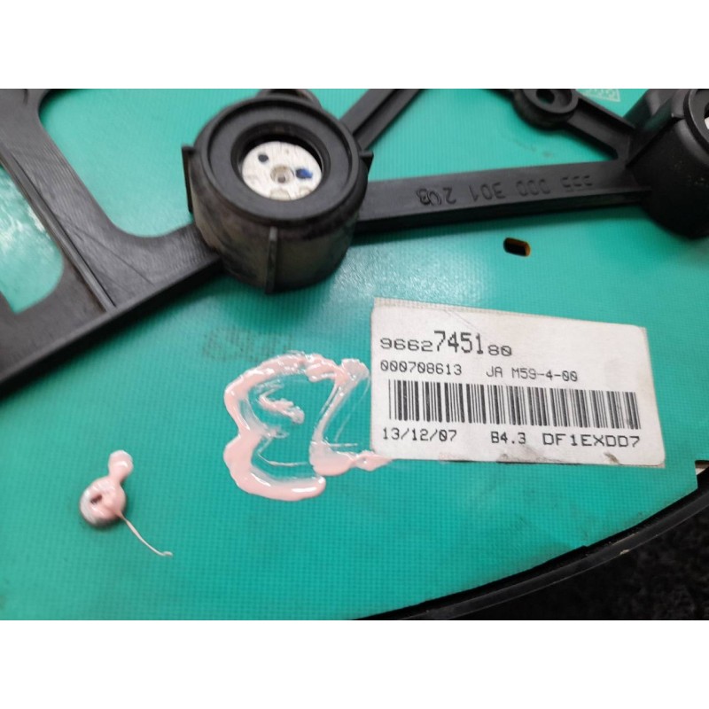 Recambio de cuadro instrumentos para citroën berlingo 1.6 hdi 75 sx familiar referencia OEM IAM 9662745180 000708613 - Blanco 3